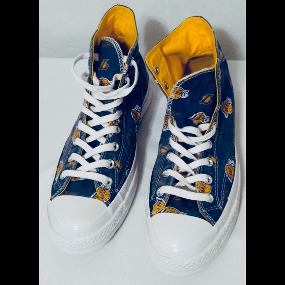Converse Chuck Taylor 70 hi top LA lakers shoes - Picture 2 of 6